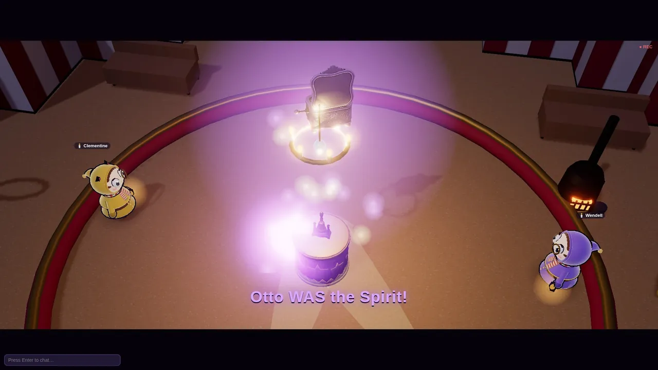 The Spirit is caught and pulled into the Lullaby Box: Otto was the Spirit!